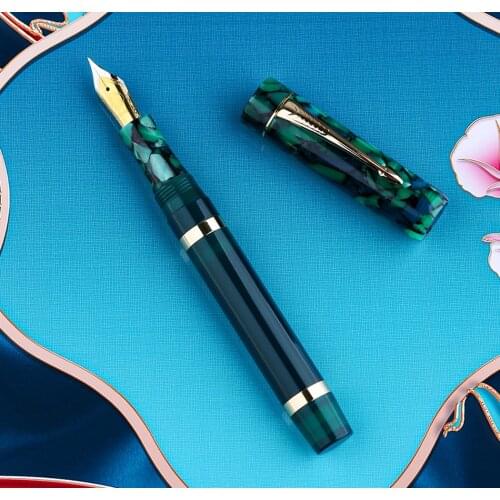 Moonman M700 Resin Luxury Fountain Pen BOCK F Nib #6 Ink Pen Original Box