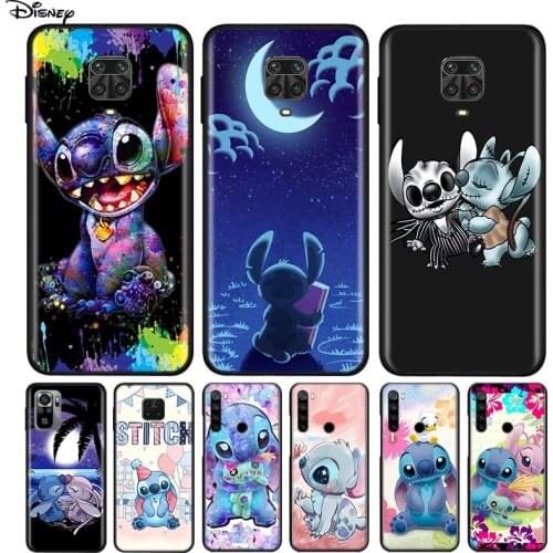 Silicone Cover Lilo Stitch Cartoon For Xiaomi Redmi Note 10 10S 9 9C 9S Pro Max 9T 8T 8 7 6 5 Pro 5A 4X 4 Phone Case