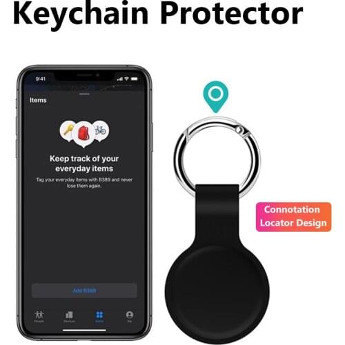 Silicone Protective Sleeve for Air Tag Protective Cover for Apple Airtag Locator Shockproof Anti-scratch Anti-fall Case Shell