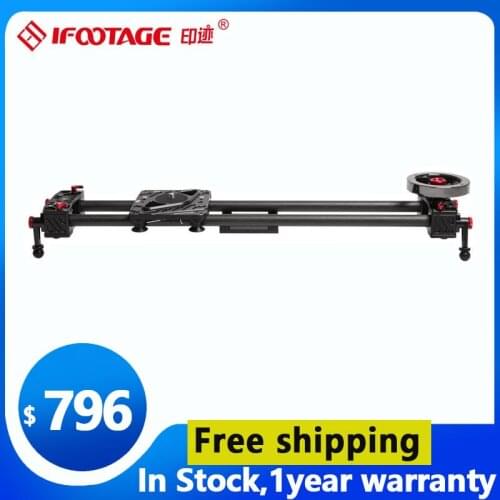IFOOTAGE Shark Slider S1 standardowy 800mm suwak wideo z włókna węglowego do lustrzanek cyfrowych lub kamkorderów