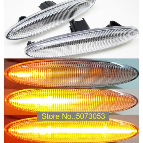 Led Dynamic Side Marker Turn Signal indicator Flasher light For Toyota Reiz Mark X Crown Camry 40 Highlander Lexus IS250 IS300