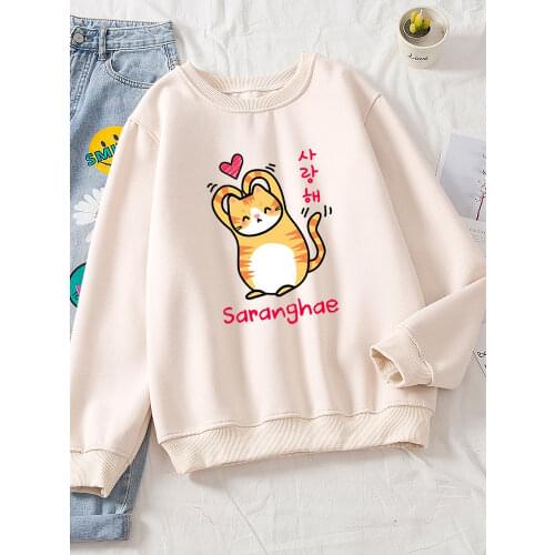 Cats P Pocket Printing Sweatshirt Women Autumn Comfortable Hoodie Hip Hop Soft Hoodies Autumn Warm Fleece Unisex Streetwear Tops