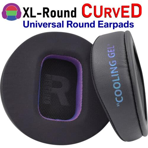 Misodiko [XL Round] Replacement Headphones Ear Pads Cushions Suitable for Razer Nari, Kraken Ultimate, Kraken Tournament Edition