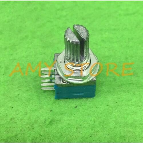 10pcs A100K RK097G Audio Amplifier Sealed Linear Volume Potentiometer Resistor Shaft 6pins