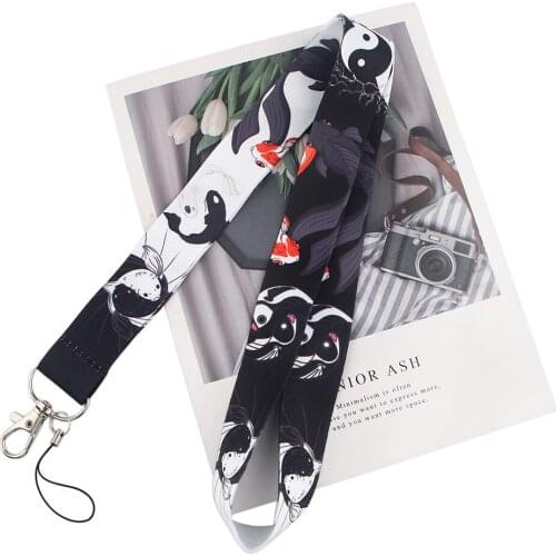 MD305 DMLSKY Funny Cartoon Lanyard For keys Hang Ropes Phone Badge Holder Neck Straps Necklaces