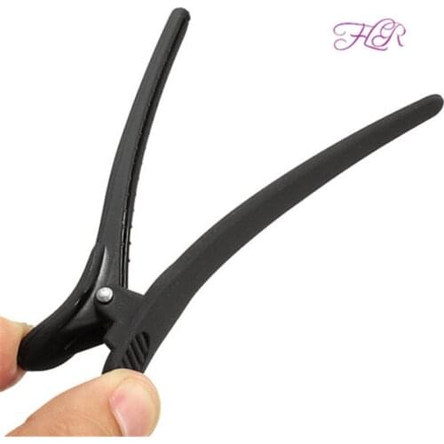 HairPIns 12Pcs Sectional Hair Clips Black Matte Hairdressing Salon Sectioning Clips Clamps Hair Grip