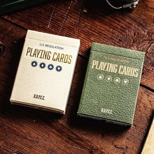 1 Deck Vintage Plaid Playing Cards Arizona Red Or California Blue Playing Cards Dan and Dave Rare New Seal Magic Tricks