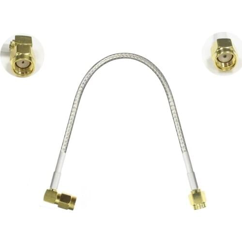 1PC wireless modem cable RP SMA male plug switch RP SMA male right angle pigtail RG316/RG174 15/30/50/100cm NEW wholesale price