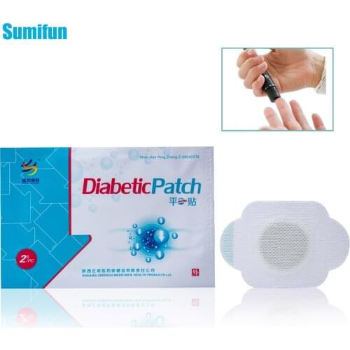 1Pcs Diabetic Treatment Patch Stabilizes Blood Sugar level balance Blood Glucose Patches Natural Herbs Medical Plaster C1312