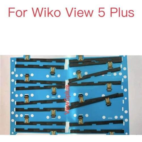 10PCS For Wiko View 5 Plus View5Plus Volume Button Flex Cable Side Key Switch ON OFF Control Button Repair Parts