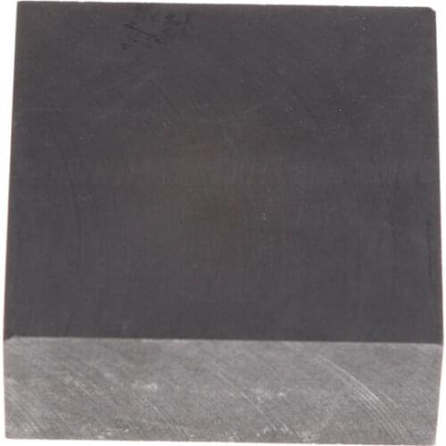 2pcs Graphite Plate Panel Sheet High Pure Carbon Graphite Electrode Plate Pyrolytic Graphite Carbon Sheet 50 x 50 x 20mm Mould