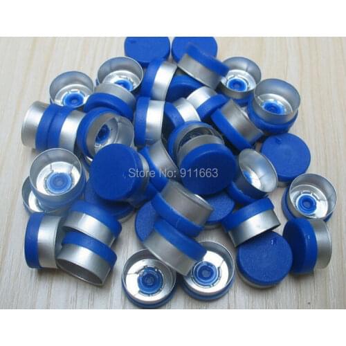 13mm Aluminium Plastic Cap,200pcs/lot,All kinds of colors, pharmaceutical caps,Plastic Caps, Aluminium tops for crimp glass vial