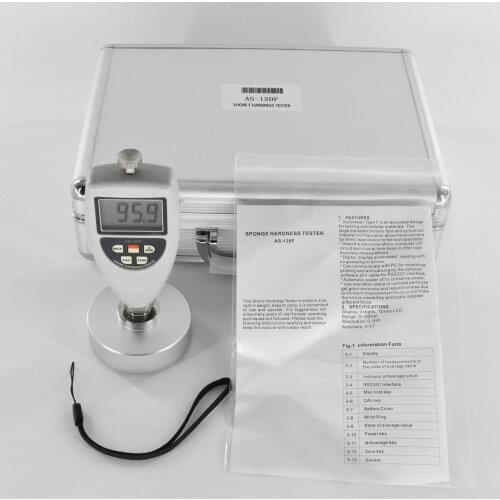 AS-120F Sponge Hardness Tester Measurement Range 10~90H For Soft Foam Sponge Rubbe