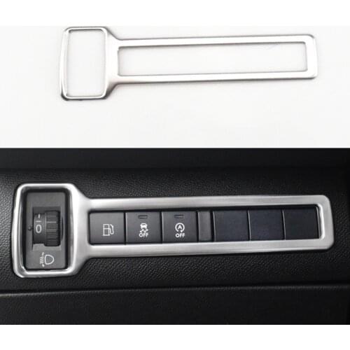 Car Accessories Stainless steel headlamp decoration cover T9 for Peugeot 308 For 2015 2016 2017