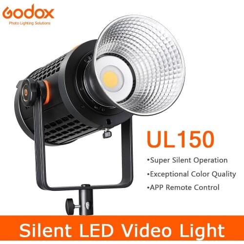 Godox UL150 Super Silent Quiet LED Video Light Fanless New Heat Dissipation System Separated System