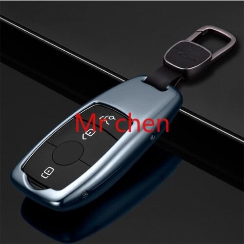 Aluminium alloy Car key bag car key case car key chain suitable for benz e300l c200 c260l glc gla gle e200l Automotive interior