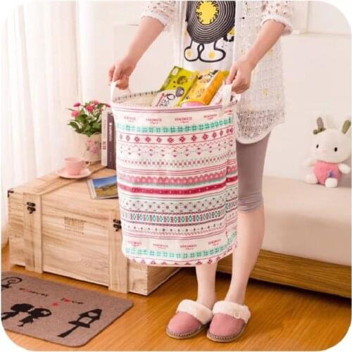 Clothing Laundry Basket Bag Folding Laundry Basket Large Capacity Clothes Storage Bag Children Toy Storage Bucket Waterproof