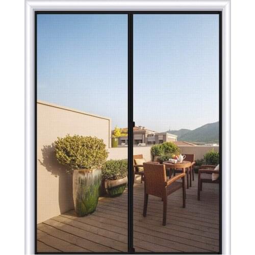 Magnetic Screen Door Durable Fiberglass Screen Doors with Magnets Garage Double French Large Screen Can be Custom Size
