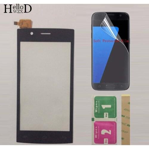 Mobile Touch Screen For Fly FS451 FS 451 Nimbus 1 Touch Screen Sensor Digitizer Front Glass Panel Protector Film