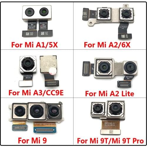 Rear Back Camera Big Camera Module For Xiaomi Mi 9 Se 9T 5S 8 Lite 8Se Mi A1 5X /Mi A2 6X / A2 Lite A3 Pocophone F1 Replacement