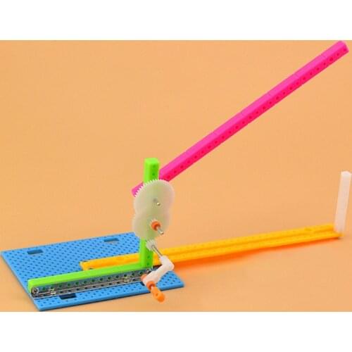 2020 New Hand Parking Barrier Gate Kids DIY Physical Science Experiments Toy Set Assembled Educational Toy For Kids Gift