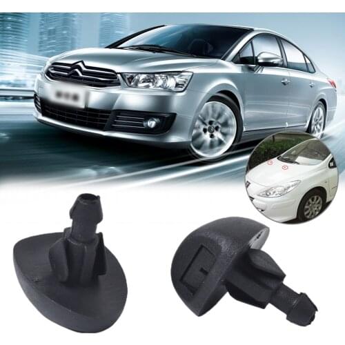 Car Front Windshield Windscreen Washer Jet Nozzles Water Fan Spout Cover Washer Outlet Wiper Nozzle Adjustment For Citroen