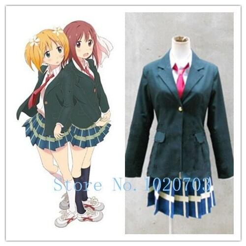 Sakura Trick Haruka Takayama Yuu Sonoda Kotone Noda Shizuku Minami Kaede Ikeno Yuzu Iizuka Mitsuki Sonoda Cosplay Costume