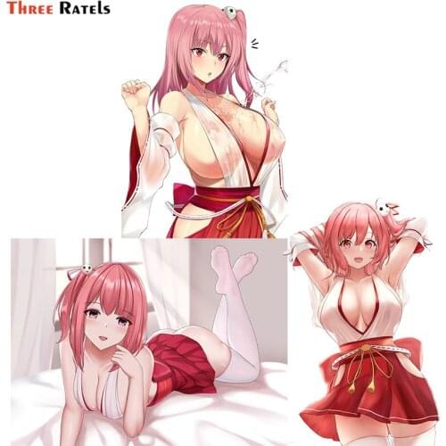 Three Ratels F455 Dead Or Alive Honoka (doa) miko Cute Girl Fine Vinyl Decals Waterproof Laptop Bumper Sexy Car Assessoires