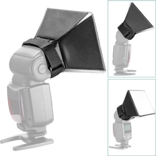 Universal Foldable Photography Flash Softbox Diffuser Camera Photo Flash Soft Box Kit Tool for Nikon Canon Speedlight