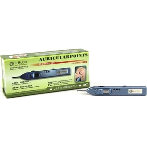 Auricular Energy meridians pen Electronic Auricular Ear Acupuncture Points Detector acupuncture massage pen + 600pcs ear seed
