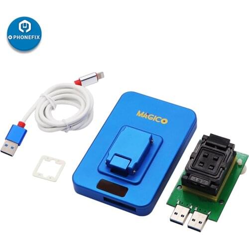 IP Magico Box V2 NAND PCIE High Speed Programmer Photosensitive Repair Connector IP BOX 2th Upgrade for Iphone 7P 7 6S 6p 5 Ipad