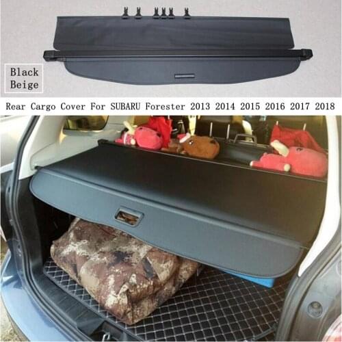 Rear Cargo Cover For SUBARU Forester 2013 2014 2015 2016 2017 2018 Privacy Trunk Screen Security Shield Shade Auto Accessories