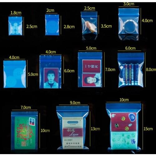 100 Pcs Tobacco Bag Plastic Tobacco Sealed Bag Case Storage Bag Solid Color Tobacco Bag Organizer Holder