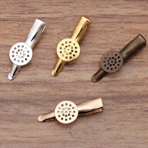 20 PCS 12mm Metal Brass Hair Clip Base Setting Hair Accessories Duckbill Clip DIY Handmade Accessories For Jewelry Making