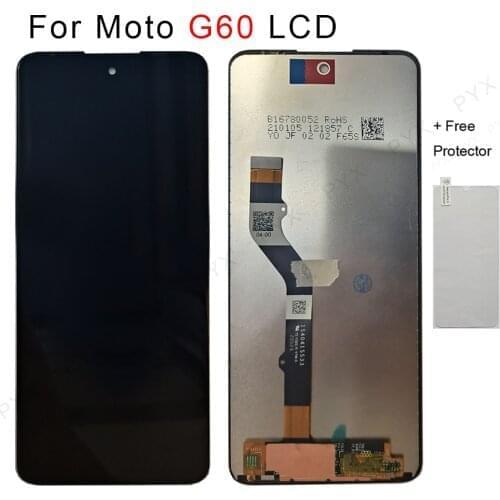 5pcs 6.8'' Original For Motorola Moto G60 LCD Display +Touch Screen Assembly For Motorola G60 LCD PANB0001IN PANB0013IN display