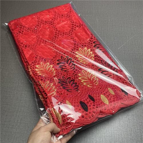 African bazin riche fabric with brode Latest fashion embroidery bazin lace fabric with net lace 2.5 yards 2L073104