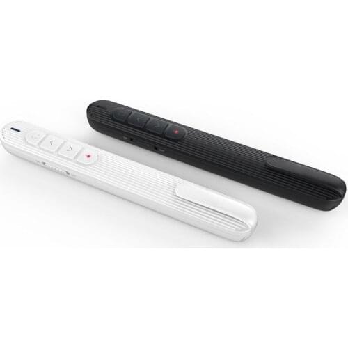 Wireless Presenter Presentation Laser Pen Rechargable RF 2.4G with Air Mouse PPT Clicker Power Point Remote Control