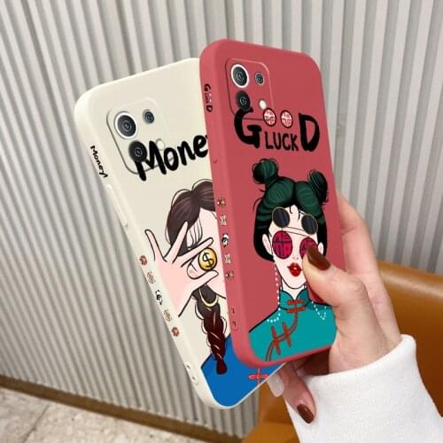Wonderful Girl Phone Case For Xiaomi Mi 11 10T 10 lite 9T Note 10 Redmi Note 9 9T 8 8Pro 7 7Pro 9 9A K40 K30 Cover