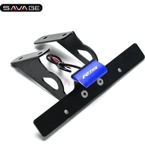 2020 License Plate Holder For YAMAHA YZF R15 V3 2018-2020 2019 Motorcycle Accessories Tail Tidy Fender Bracket Mount Motos Bike
