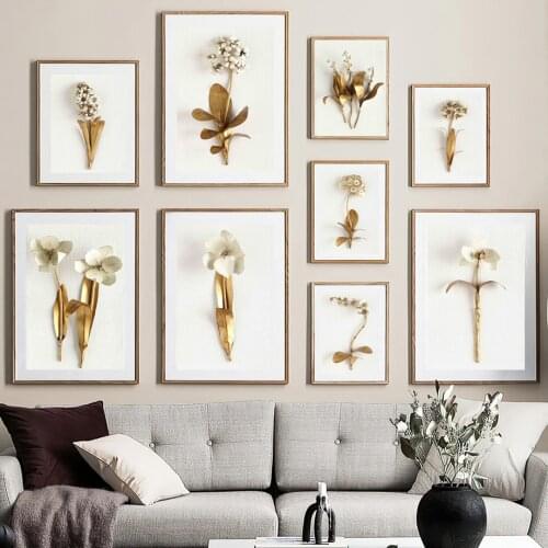 Hyacinth Lilac Tulip Orchid Petal Bud Wall Art Canvas Painting Nordic Posters And Prints Wall Pictures For Living Room Decor