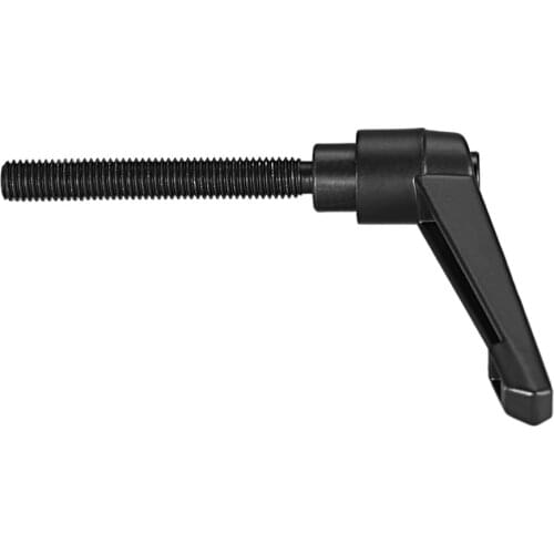 Uxcell M10x70mm M10x32mm Male Threaded Stud Push Button Ratchet Adjustable Handle Lever Clamping Handles Knob Machinery Tools