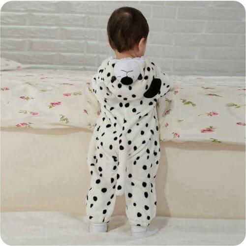 Baby Boy Girl Hooded Rompers Animal Cosplay Costume Newborn Infant Jumpsuit Snow Leopard Clothes