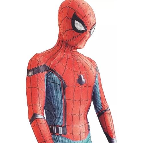 Adult/Kids Homecoming Cosplay Costume 3D Printed Superhero Zentai Suit Halloween Costume Full Bodysuit