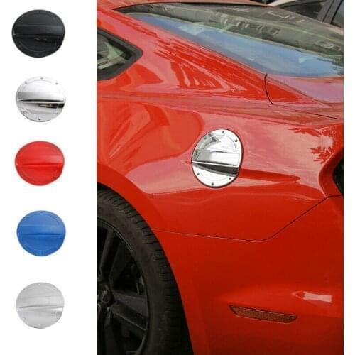 Fuel Tank Cover Gas Lid Filler Cap Trim Exterior Part For Ford Mustang 2015-2017