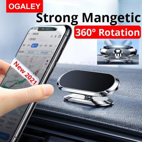 Magnetic Car Phone Holder Dashboard Mini Stand For iPhone 12 pro max mini 11 x xs Max xr 7 8 Metal Magnet GPS Car Mount for Wall