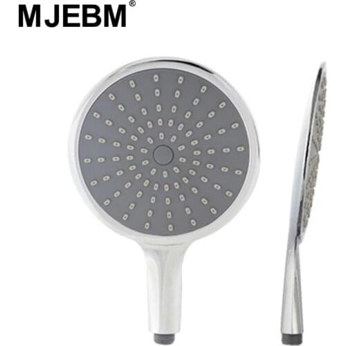 MJEBM Panel Spray Elastic Paint Shower Six-Inch Large Panel Hand Shower Head Bathroom Shower Head