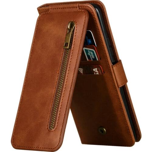 Multifunction Flip Zipper Leather for Huawei Mate 20 Pro Case Mate20 Lite Wallet Cover for Funda Huawei Mate 20 Case Mate 20Pro