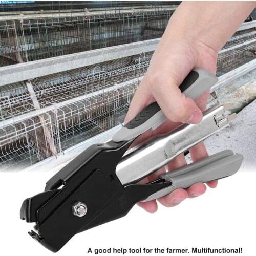 High Quality Iron cage sealing pliers accessories hardware tools Sewing tool Tied cage clamp C-Type Supermarket Sealing Machine