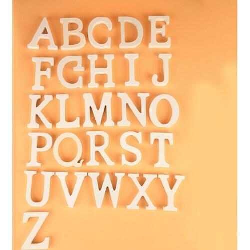 Diy Freestanding Wood Wooden Letters White Alphabet Wedding Birthday Party Home Decorations Personalised Name Design
