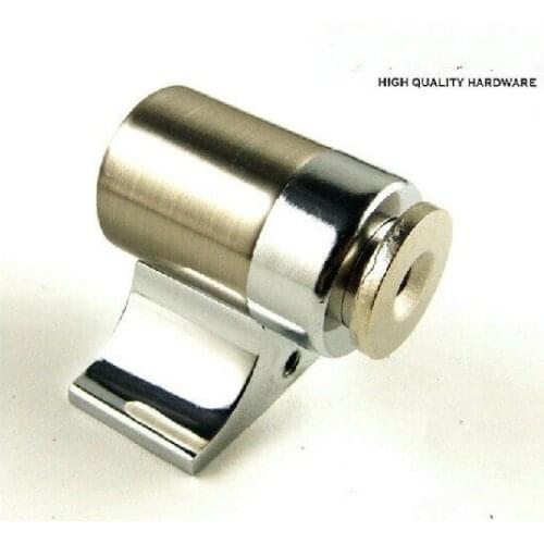 Modern silver color luxury zinc alloy door stopper classical door stops strong magnetism plastic uptake Free shipping DS22